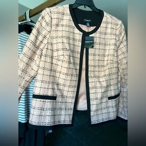 Liz Claiborne - Rose Quartz Plaid Blazer - Never worn